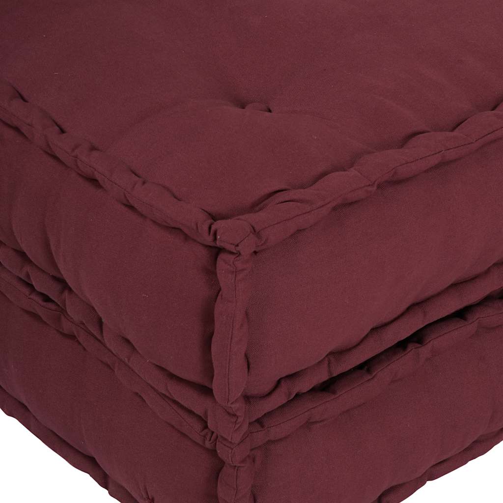 Divano Componibile Marrone Rossiccio 70x70x36 in Tessuto