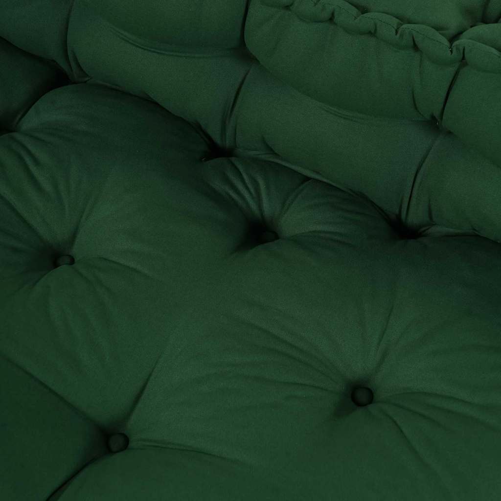 Cuscino per Divano Pallet 2 pcs Verde 120 x 80 x 38 cm Tessuto