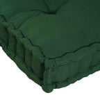 Cuscino per Divano Pallet 2 pcs Verde 120 x 80 x 38 cm Tessuto