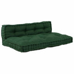 Cuscino per Divano Pallet 2 pcs Verde 120 x 80 x 38 cm Tessuto