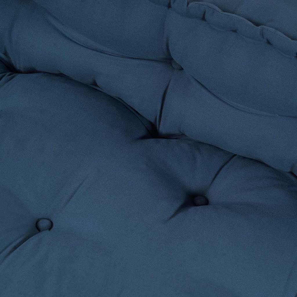Cuscino per Divano Pallet 2 pcs Indaco 120 x 80 x 38 cm Tessuto