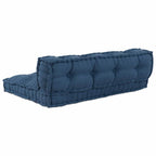 Cuscino per Divano Pallet 2 pcs Indaco 120 x 80 x 38 cm Tessuto