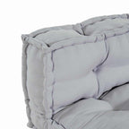Cuscino per Divano Pallet 2 pcs Grigio 120 x 80 x 38 cm Tessuto