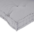 Cuscino per Divano Pallet 2 pcs Grigio 120 x 80 x 38 cm Tessuto