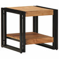 Tavolino da salotto 40 x 40 x 38 cm Legno di Acacia Massello