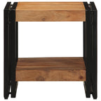 Tavolino da salotto 40 x 40 x 38 cm Legno di Acacia Massello