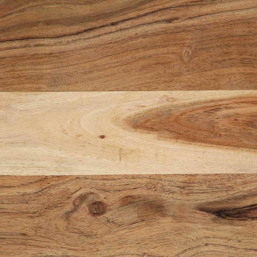 Tavolino da salotto 40 x 40 x 38 cm Legno di Acacia Massello