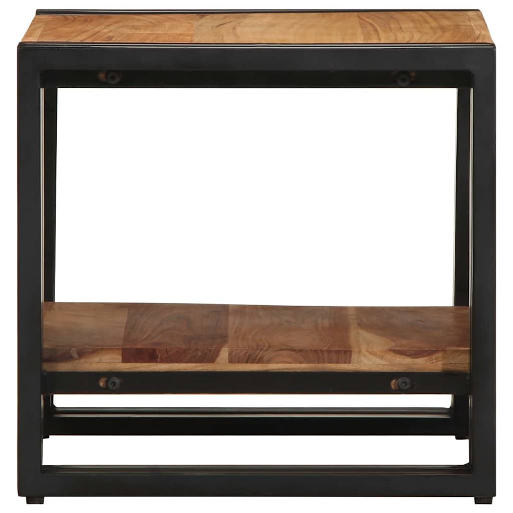 Tavolino da salotto 40 x 40 x 38 cm Legno di Acacia Massello