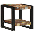 Tavolino da salotto 40 x 40 x 38 cm Legno Recuperato Massello