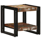 Tavolino da salotto 40 x 40 x 38 cm Legno Recuperato Massello