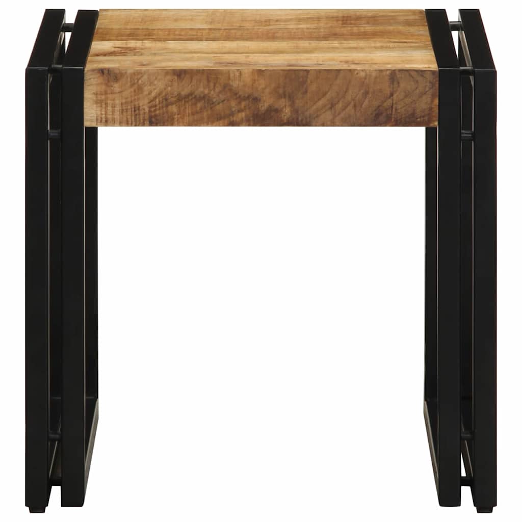 Tavolino da salotto 40 x 40 x 38 cm Legno di mango massello
