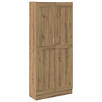 Credenza Alta Rovere Artigianale 82,5x30,5x185 cm in Truciolato