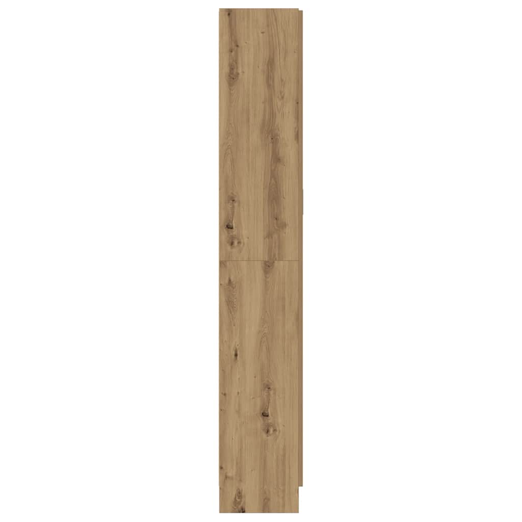Credenza Alta Rovere Artigianale 82,5x30,5x185 cm in Truciolato