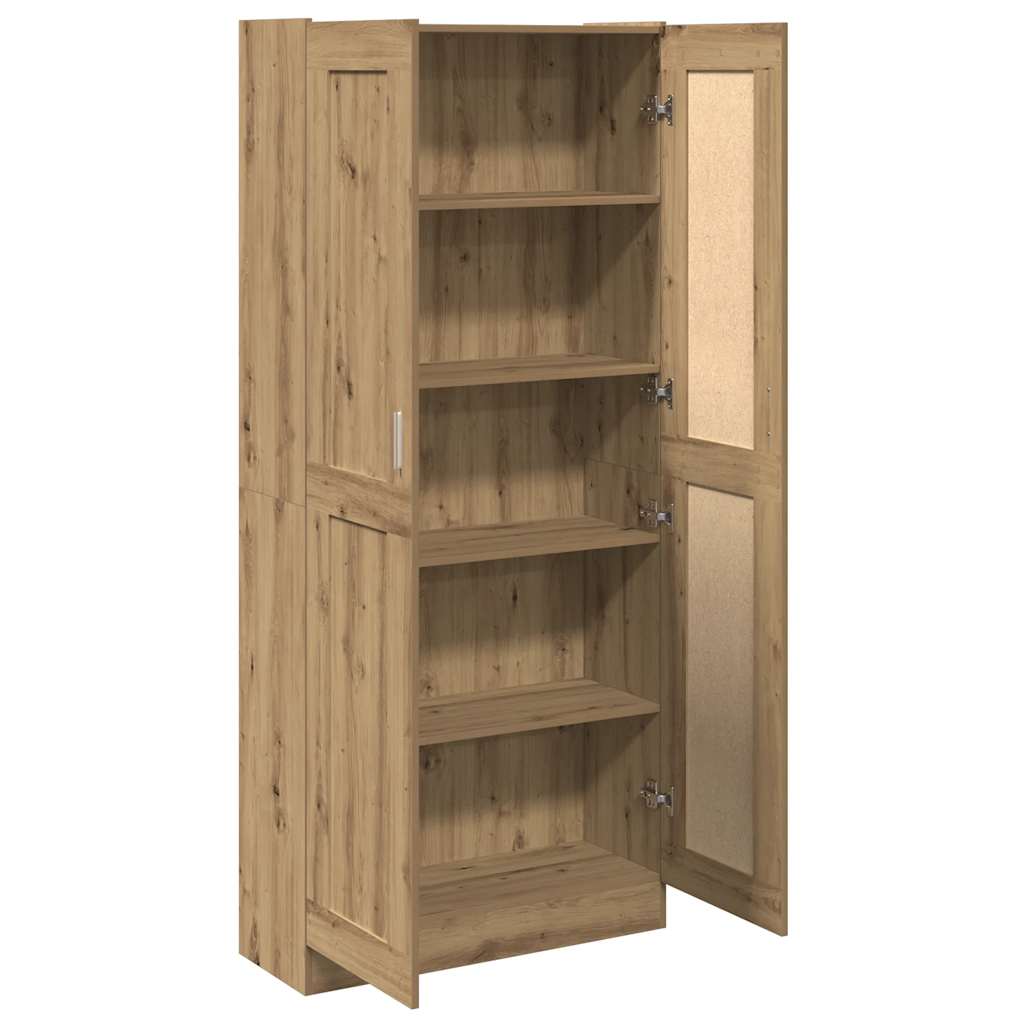 Credenza Alta Rovere Artigianale 82,5x30,5x185 cm in Truciolato