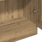 Credenza Alta Rovere Artigianale 82,5x30,5x185 cm in Truciolato
