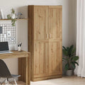 Credenza Alta Rovere Artigianale 82,5x30,5x185 cm in Truciolato