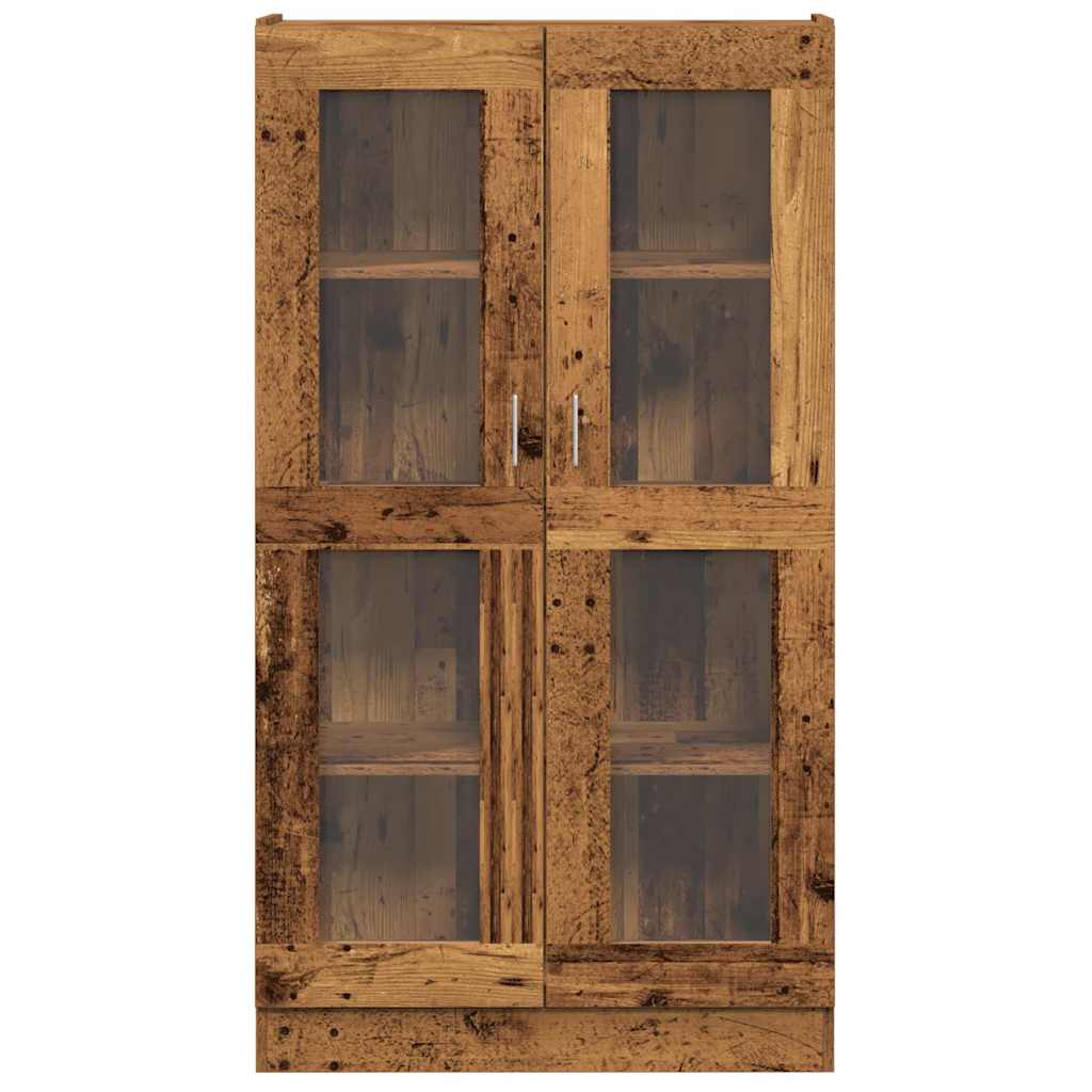 Credenza Alta Legno Antico 82,5x30,5x150 cm in Truciolato