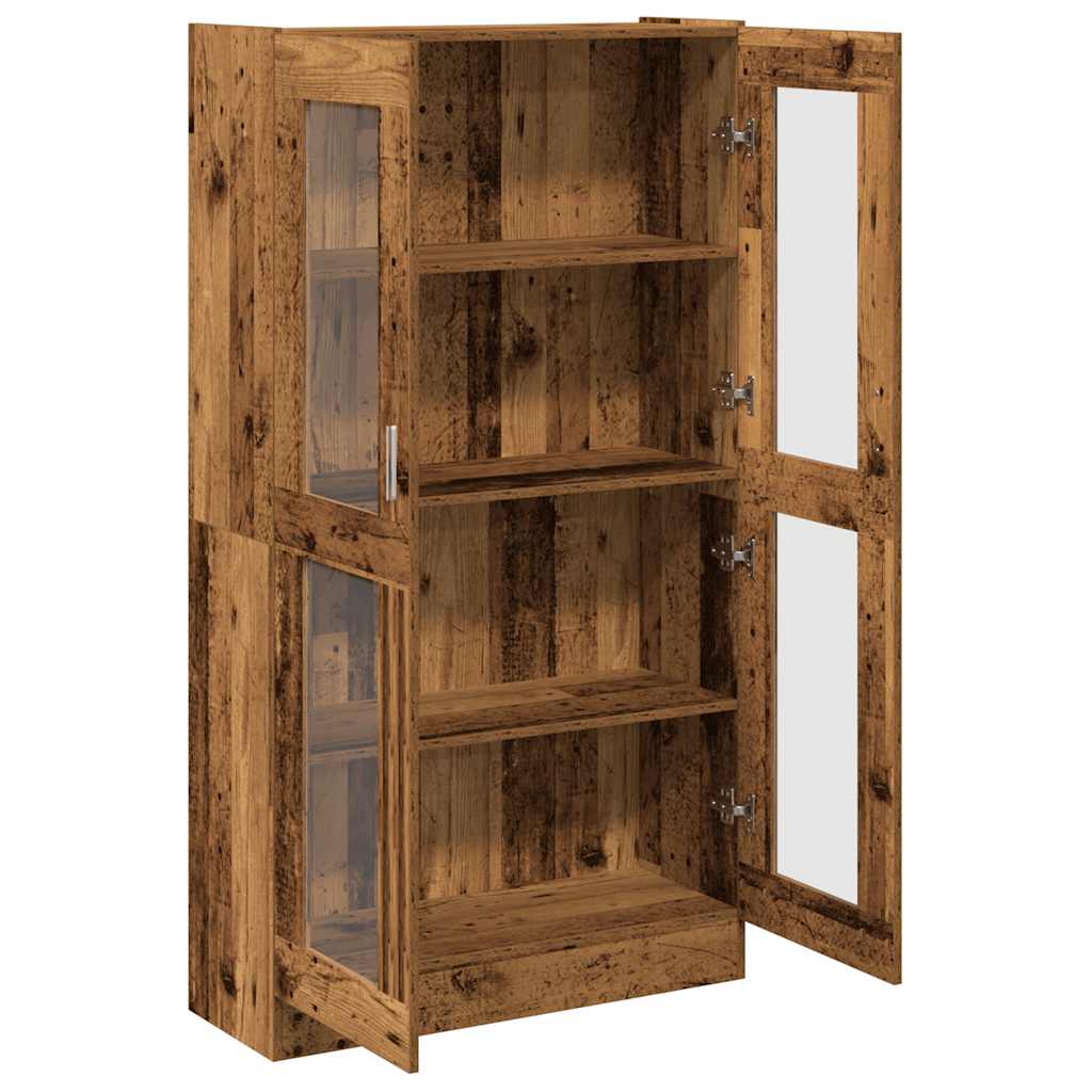 Credenza Alta Legno Antico 82,5x30,5x150 cm in Truciolato