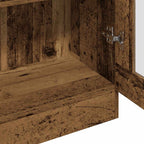 Credenza Alta Legno Antico 82,5x30,5x150 cm in Truciolato