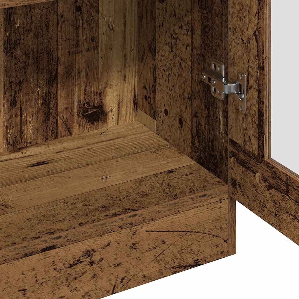 Credenza Legno Antico 82,5x30,5x185 cm in Truciolato