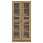 Credenza Alta Rovere Artigianale 82,5x30,5x185 cm in Truciolato