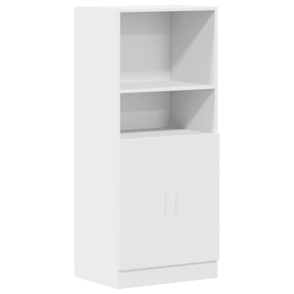 Set di Mobili da Cucina 2 pz Bianco in Truciolato