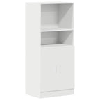 Set di Mobili da Cucina 2 pz Bianco in Truciolato