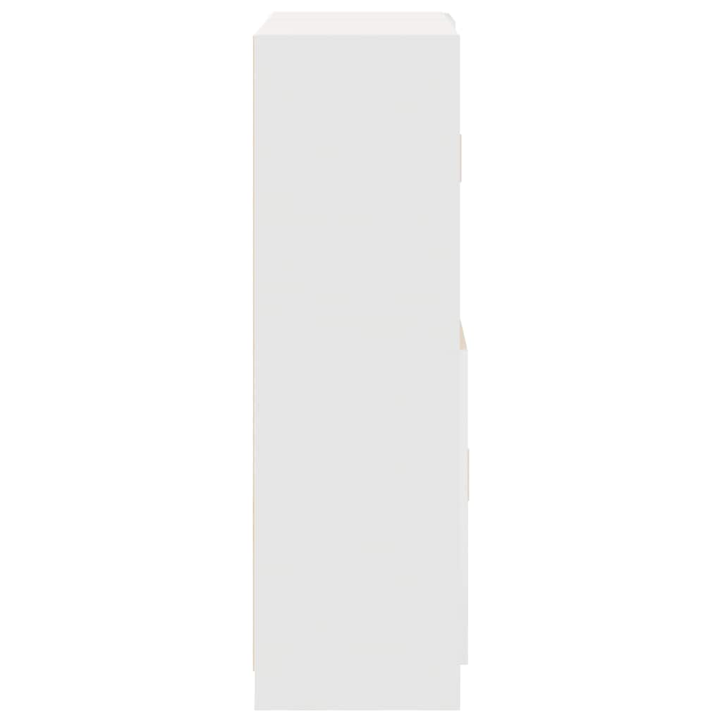 Set di Mobili da Cucina 2 pz Bianco in Truciolato
