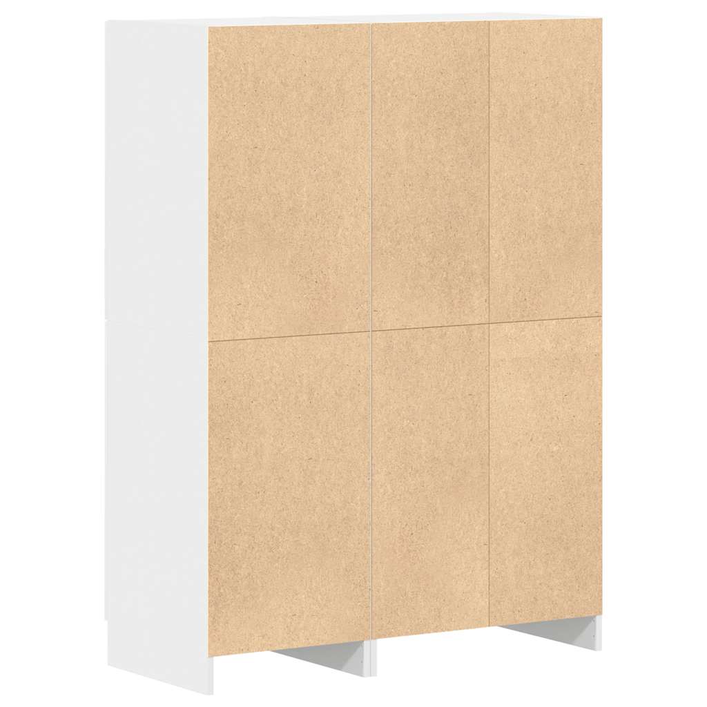 Set di Mobili da Cucina 2 pz Bianco in Truciolato