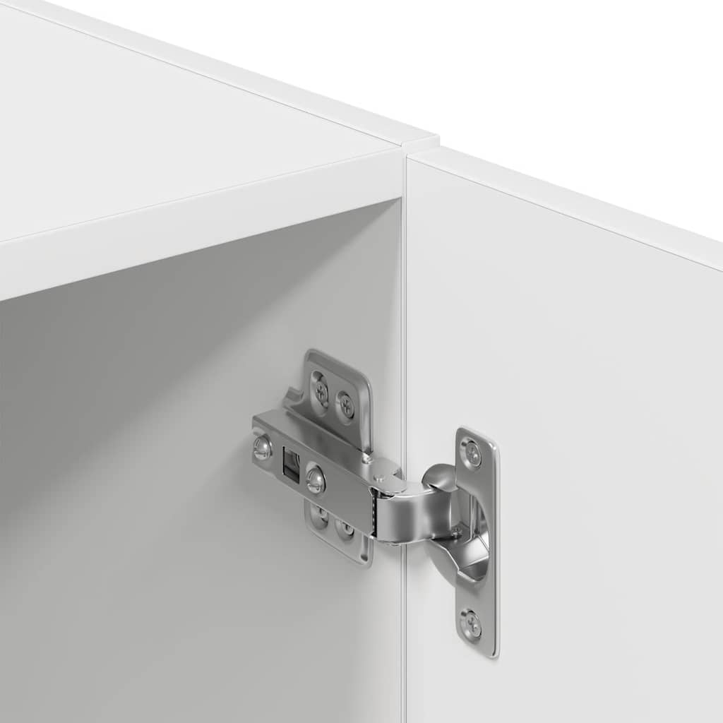 Set di Mobili da Cucina 2 pz Bianco in Truciolato
