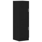Set di Mobili da Cucina 2 pz Nero in Truciolato