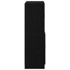 Set di Mobili da Cucina 2 pz Nero in Truciolato