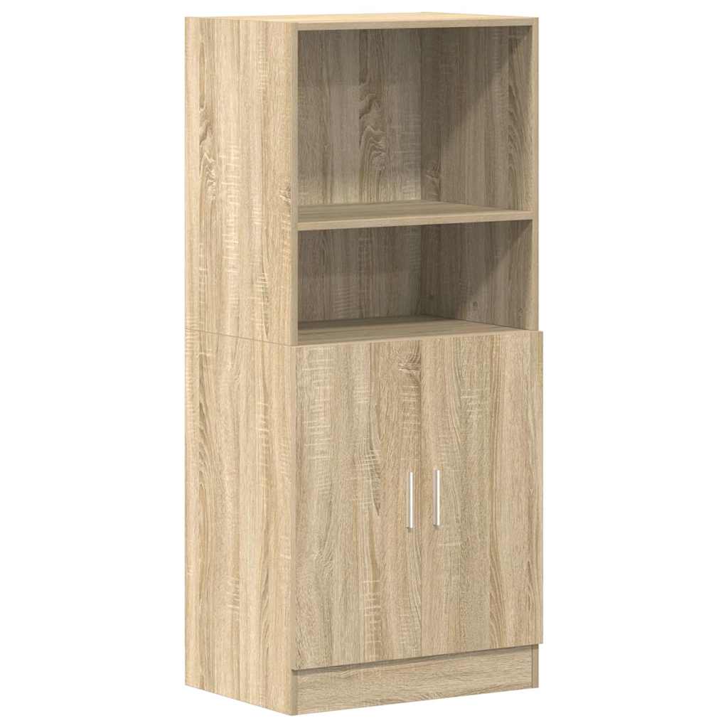 Set di Mobili da Cucina 2 pz Rovere Sonoma in Truciolato