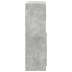 Set di Mobili da Cucina 2 pz Grigio Cemento in Truciolato
