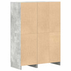 Set di Mobili da Cucina 2 pz Grigio Cemento in Truciolato
