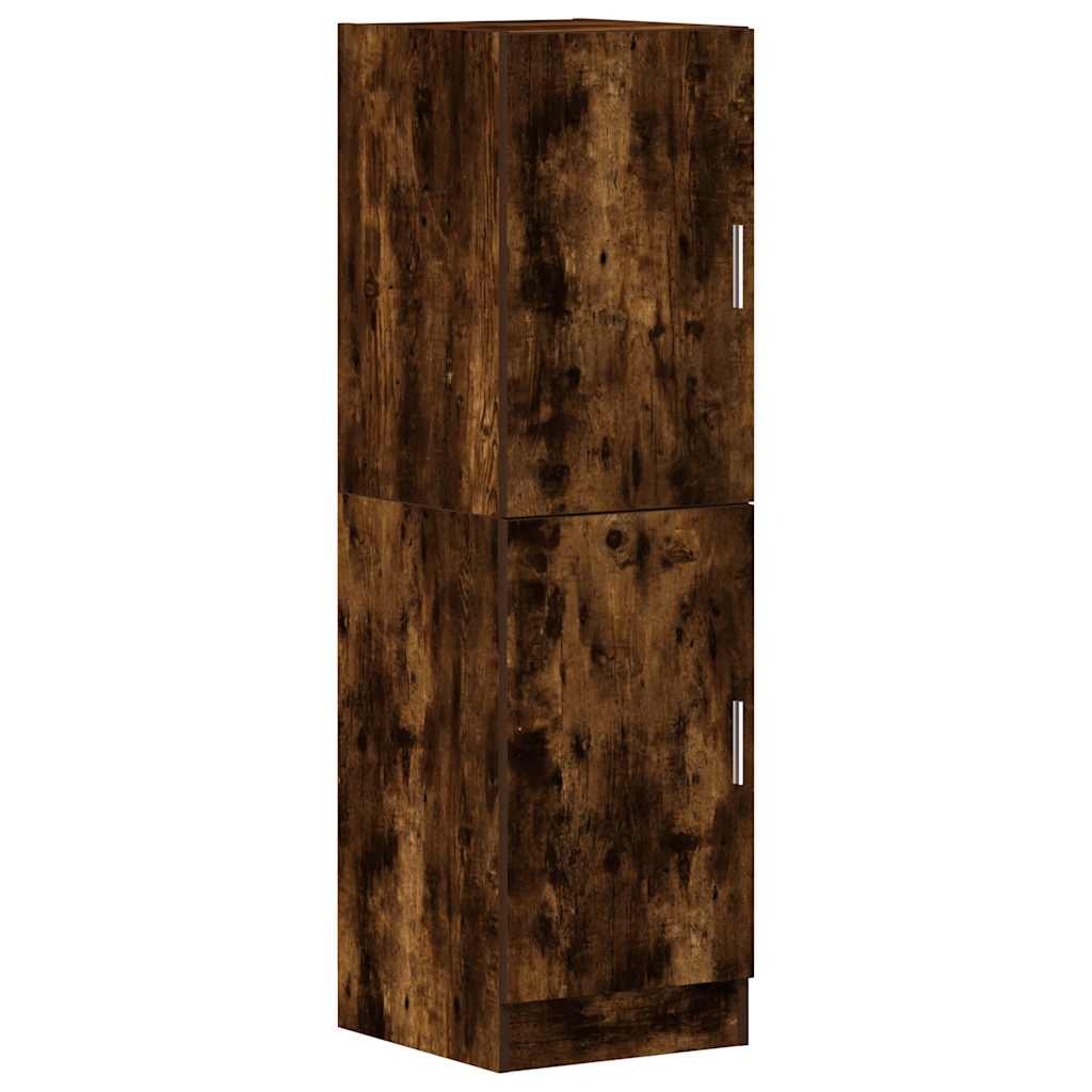 Set di Mobili da Cucina 2 pz Rovere Fumo in Truciolato