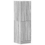 Set di Mobili da Cucina 2 pz Grigio Sonoma in Truciolato