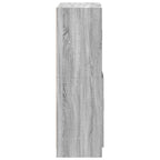 Set di Mobili da Cucina 2 pz Grigio Sonoma in Truciolato