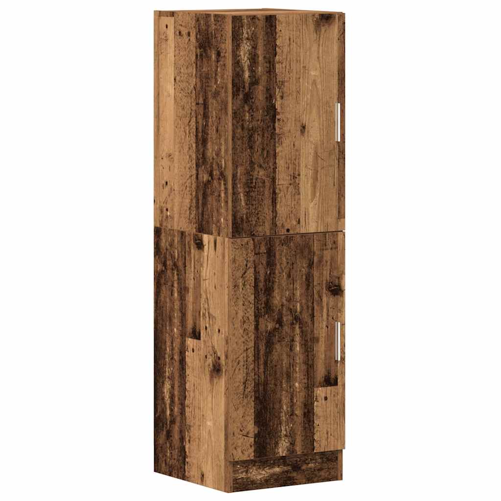Set di Mobili da Cucina 2 pz Legno Antico in Truciolato
