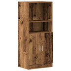 Set di Mobili da Cucina 2 pz Legno Antico in Truciolato