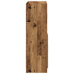 Set di Mobili da Cucina 2 pz Legno Antico in Truciolato