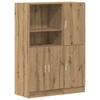 Set di Mobili da Cucina 2 pz Rovere Marrone in Truciolato