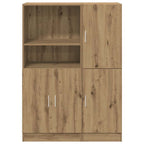 Set di Mobili da Cucina 2 pz Rovere Marrone in Truciolato