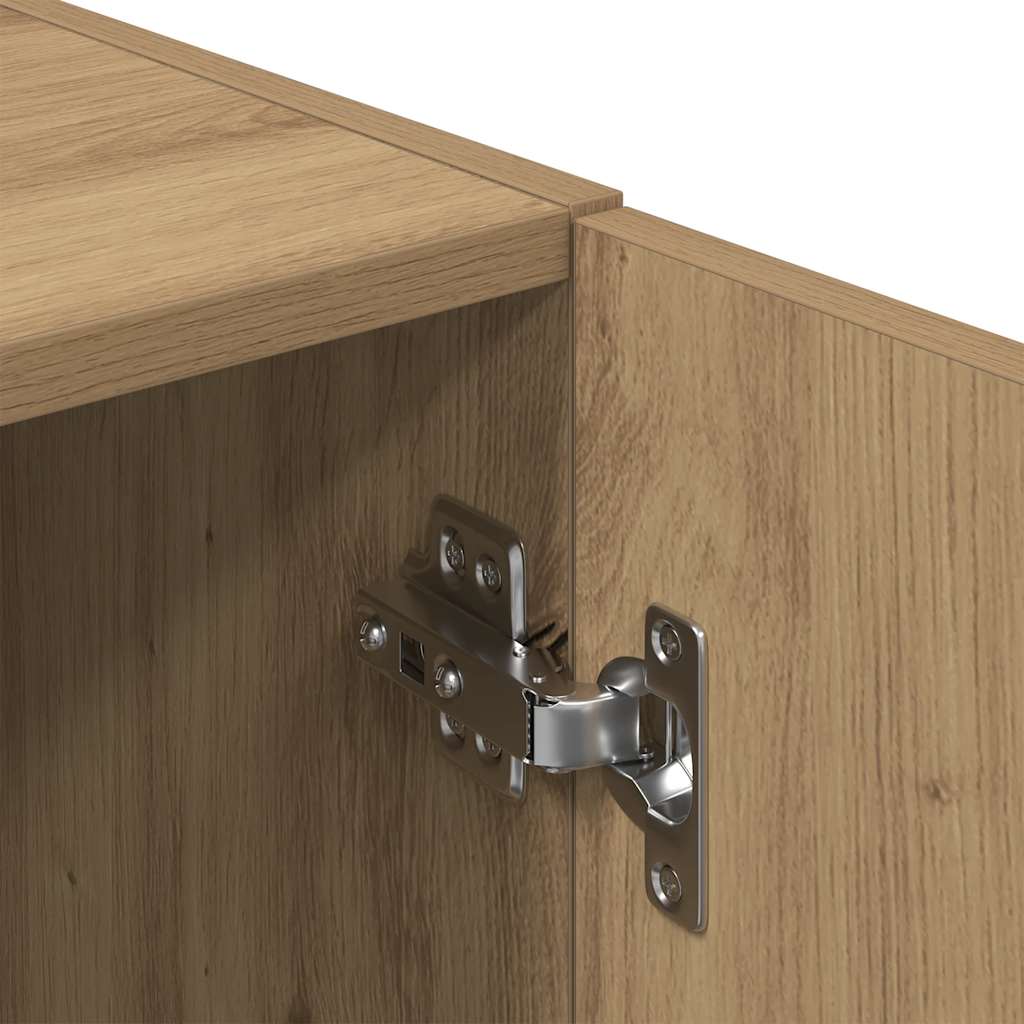 Set di Mobili da Cucina 2 pz Rovere Marrone in Truciolato