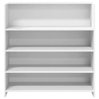 Scrivania per Reception Bianca 100x50x103,5 cm in Legno Massello