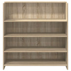 Scrivania per Reception Rovere Sonoma 100x50x103,5 cm in Legno Massello
