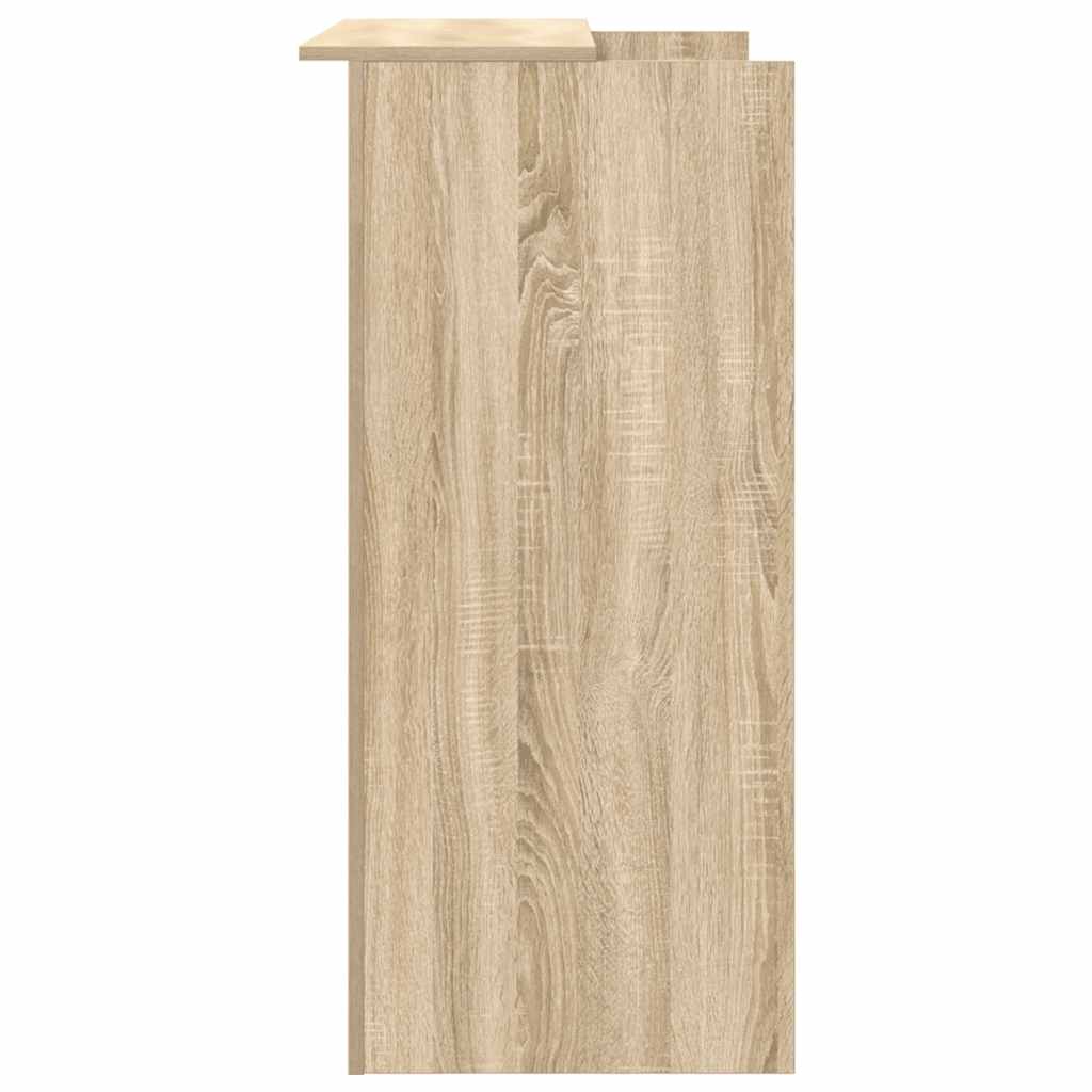 Scrivania per Reception Rovere Sonoma 100x50x103,5 cm in Legno Massello