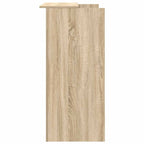 Scrivania per Reception Rovere Sonoma 100x50x103,5 cm in Legno Massello