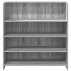 Banco Reception Grigio Sonoma 100x50x103,5 cm Legno Multistrato