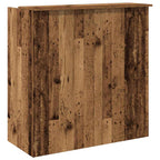 Banco Reception Legno Antico 100x50x103,5 cm Legno Multistrato